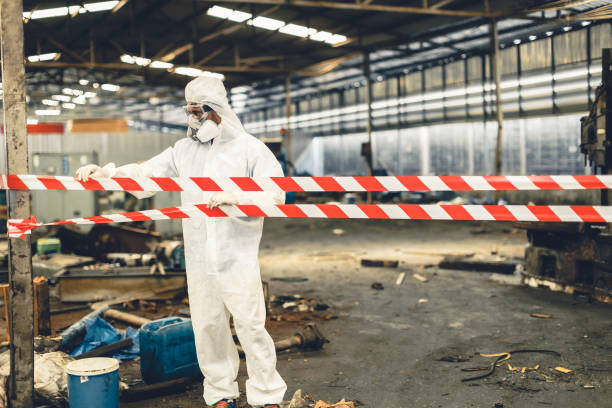 Professional Infectious Disease Decontamination technician working in Maysville, GA